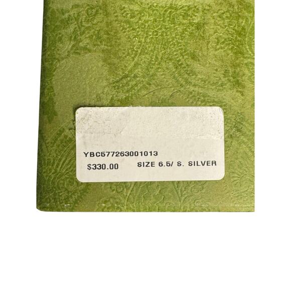 Gucci Sterling Silver GG Flower Ring w/Box & Dustbag Size 6.5 - Picture 4 of 11